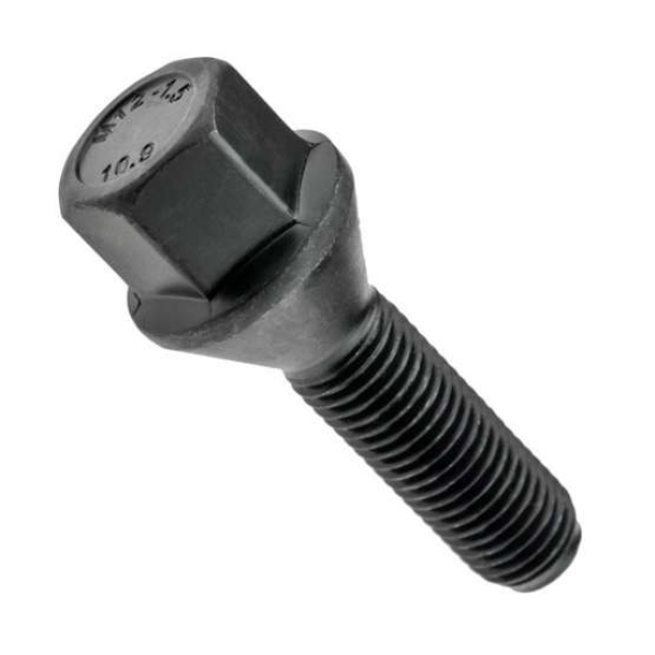 Radschraube M12x1,5 Schwarz 45mm